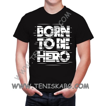 Image 1 of Fruit of the Loom Тениска - Born to be hero