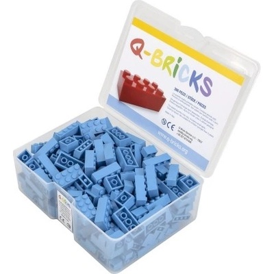 Q-bricks UNICOLOR světle modré kostky 300 ks