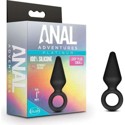 Anal Adventures Platinum Silicone Anal Plug Small