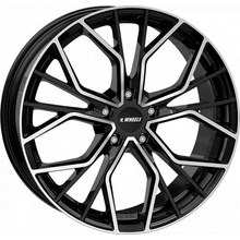 IT WHEELS TIARA 8x19 5x114.3 ET45 gloss black polished