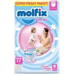 Molfix Бебешки гащи Molfix 7 - 27 броя