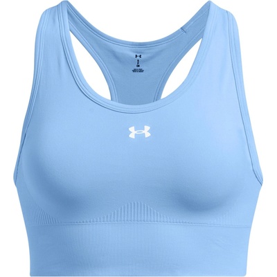 Under Armour Women's Vanish Seamless Medium Impact Sports Bra - Blue
