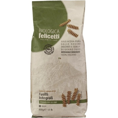 Felicetti Fusilli z celozrnné tvrdé pšenice Bio vegan 0,5 kg