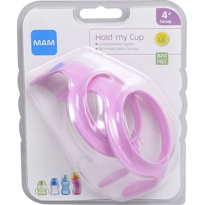 Mam ouška na hrnky hold my cup 2ks pink