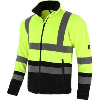 Procera Светлоотразително поларено яке Vision в сигнално жълт цвят за по-висока видимост на работното място (VSN)