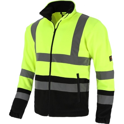 Procera Светлоотразително поларено яке Vision в сигнално жълт цвят за по-висока видимост на работното място (VSN)