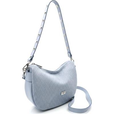 Caramelo dámská kožená kabelka Banana Bag 82343 Azul