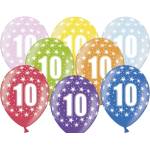 PartyDeco Балон с цифра 10 за рожден ден
