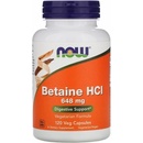 Doplnky stravy Now Foods Betaine HCL 648 mg Pepsín 120 kapsúl