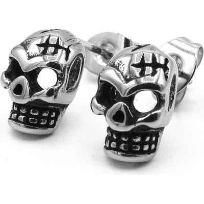 Steel Jewelry náušnice LEBKY Chirurgická ocel NS231115