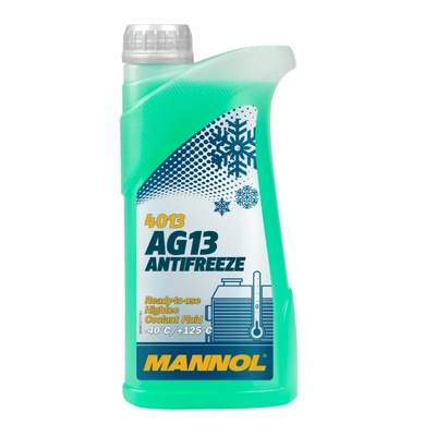 MANNOL Зелен антифриз готов за употреба Mannol Antifreeze AG13 (-40 °C) Hightec 4013 1 L (4013)