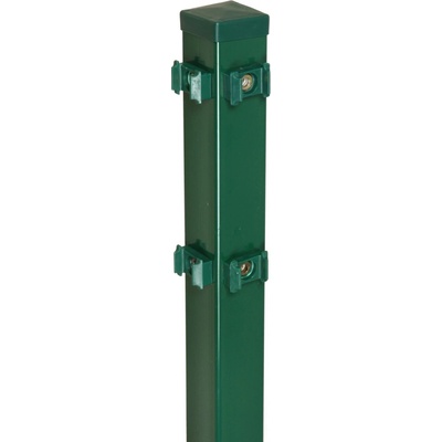 Rohový stĺpik pre plot z dvojitého zváraného pletiva zelený 140 cm