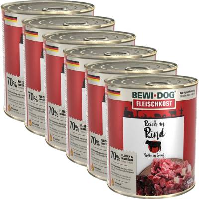 Bewi Dog консерви - Говеждо месо 6 x 800г