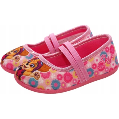 PAW Patrol detské papuče s gumičkami ružové