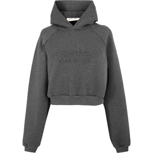 Fear of god essentials Суичър FEAR OF GOD ESSENTIALS Women's Overhead Hoodie - Charcoal