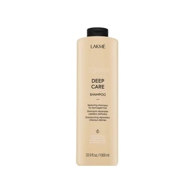 Lakmé Teknia Deep Care Shampoo подхранващ шампоан за суха и увредена коса 1000 ml