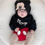 Myrat Baby Бебепко боди Мики Маус с качулка