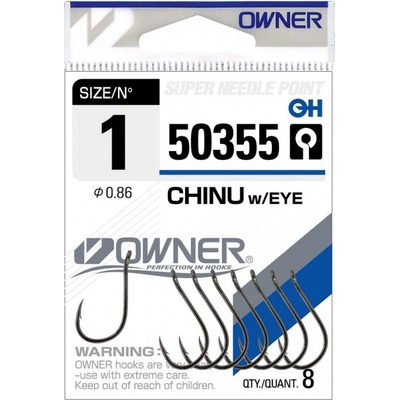 Owner s očkem Chinu 50355 vel.2 6 ks