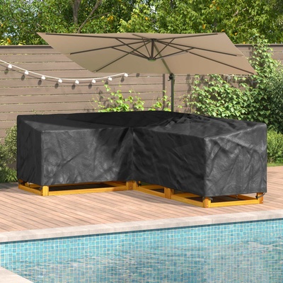 vidaXL Покривало за мебели 260 x 210 x 80 cm 210D оксфордска тъкан (4105684)