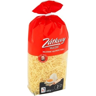 Zátkovy Vaječné Válcované polévkové nudle 400 g