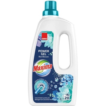 Sano Концентриран гел за пране Sano - Maxima Blue Blossom, 20 пранета, 1 L (7290102993192)