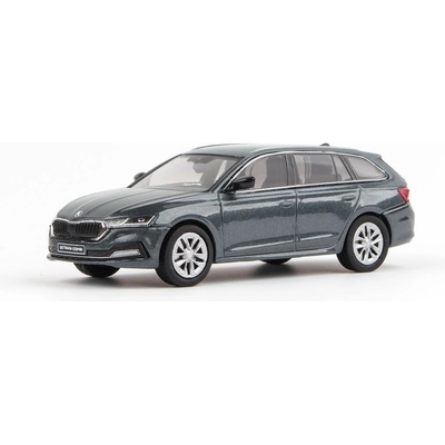 ABREX Škoda Octavia IV Combi 2020 Sivá Quartz Metalíza 1:43