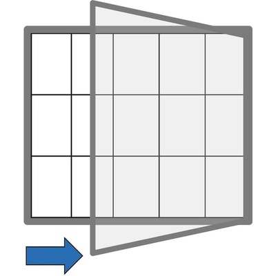 B2B Partner Venkovní vitrína magnetická, jednokřídlá, 1150 x 1000 mm