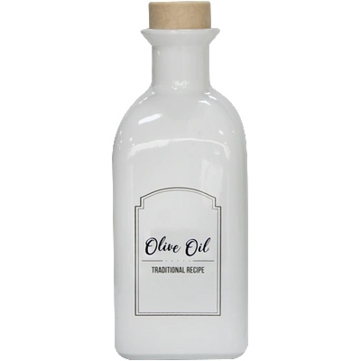 Mercanlar M-151406-WSO-Бутилка за олио/зехтин с коркова тапа "Mira" 250cc БЯЛА (0154301)