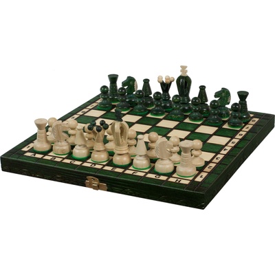 Sunrise Шах Sunrise - Small King's Chess, зелен (CH113K GREEN)