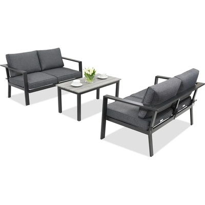 Garden Point Алуминиеви градински мебели Sydney Coffee Comfort 4 Garden Point антрацит (GAP315-COF4)