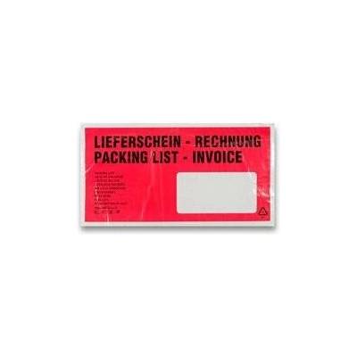 Expediční samolepicí obálka - 225 × 125 mm, DL, okénko vpravo, 100 ks