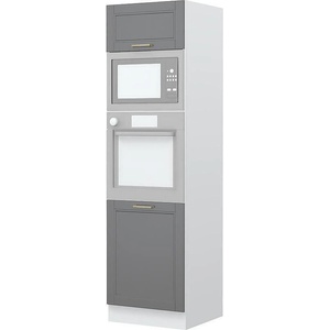  Висок шкаф за вграждане на фурна и микровълнова Tara K21-60-RM/4