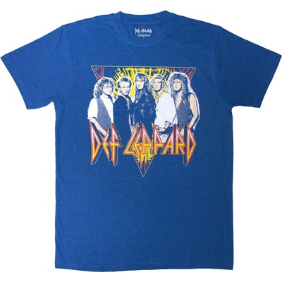 Def Leppard Band Photo Blue L Риза (DEFLTS68MBL03)
