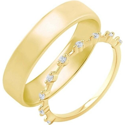 Eppi Eternity prsten s diamanty a pánský komfortní prsten Khalid RW47156