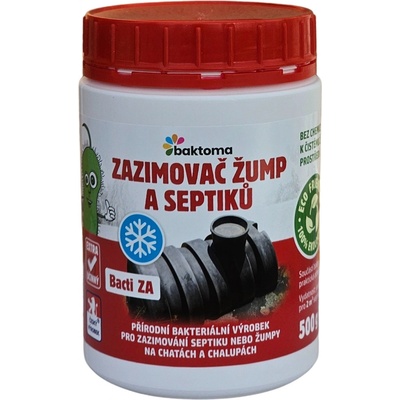 Baktoma Bacti ZA Zazimovač žump a septiků 0,5 kg – Zboží Dáma
