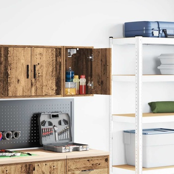 vidaXL гараж стена кабинет старо дърво инженерна дървесина (860621)