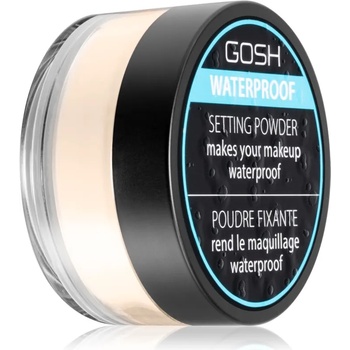 Gosh Waterproof Setting Powder водоустойчива фиксираща пудра цвят 001 Transparent 7 гр