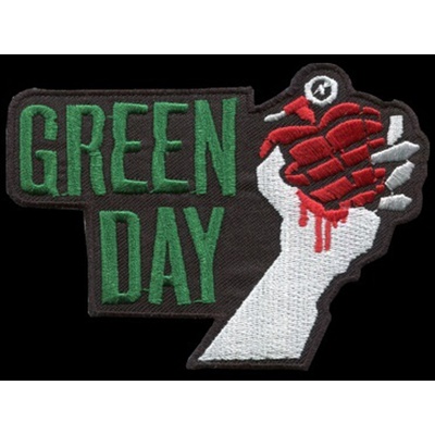 Nášivka GREEN DAY vyšívaná zažehlovací