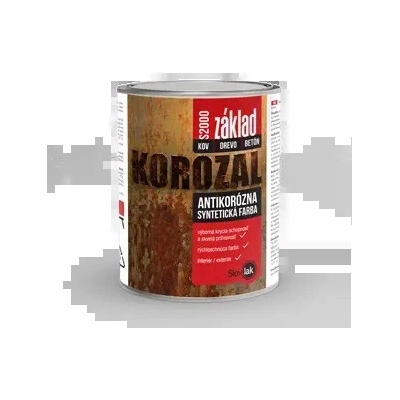 Korozal Základ 0199 čierna 5 kg