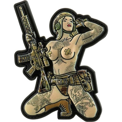 Nášivka M-Tac Tactical Girl No. 1 Skandinavik PVC – MultiCam