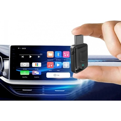 Безжичен Адаптер CarPlay / Android Auto Smart Technology CA03, Dual-Band 2.4G/5.8GHz, Plug & Play, Поддържа OTA (Smart Technology CA03)