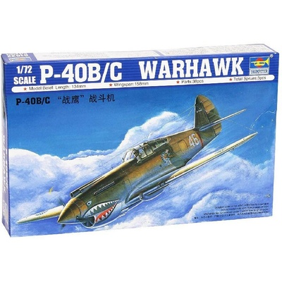 Trumpeter Curtiss P-40B/C Warhawk 1:72