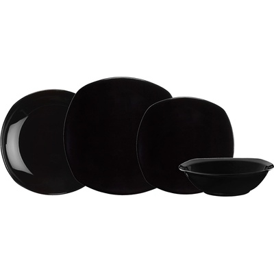 Kütahya Porselen Kutahya СЕРВИЗ ЗА ХРАНЕНЕ prisma 24Ч. ЧЕРЕН (prs24y2740104)