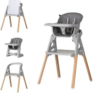 Chipolino Столче за хранене 4 в 1 Chipolino - Multi, тъмносиво (STHMLT02601CH) - baby