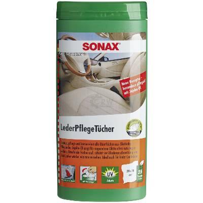 SONAX Čistiace utierky na kožu - 25 ks