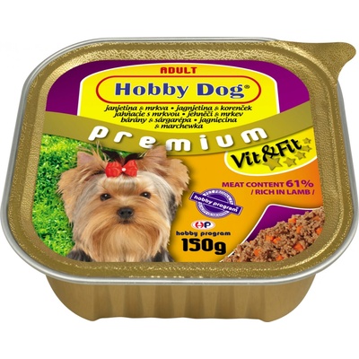 Hobby Dog Adult jehněčí mrkev 150 g