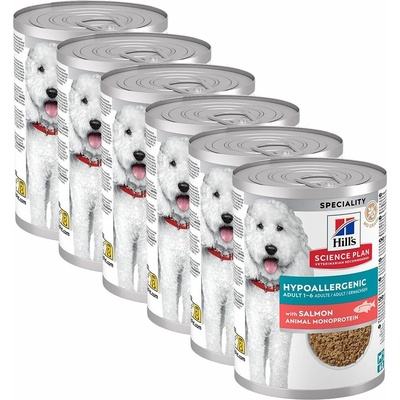 Hill's Science Plan Hypoallergenic Adult s lososem 6 x 363 g