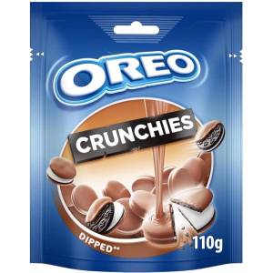 OREO Crunchies Dipped Бисквитки с шоколадово покритие 110гр