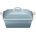 Le Creuset Heritage Форма за печене квадратна с капак 23 см, морска сол (71005257170080)