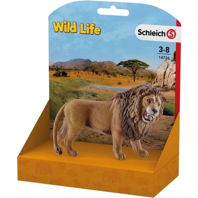 Schleich 14726 divoké zvieratko lev revúci samec